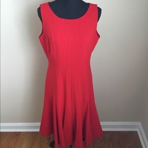 Calvin Klein Women’s Flared Red Dress